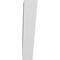 Ekena Millwork 6-in. W x 24-in. D x 30-in. H Traditional Architectural Grade PVC Knee Brace BRCP06X24X30TRA - alternate 3